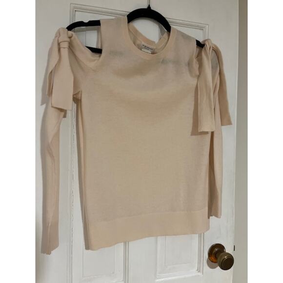 Club Monaco Cashmere Cream Sweater Small - Picture 2 of 6